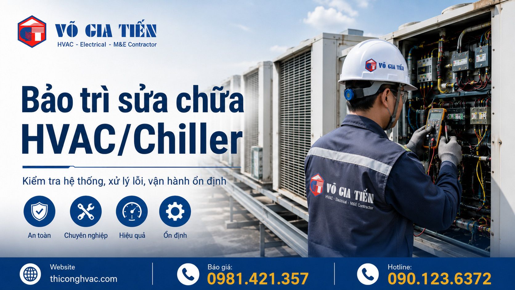 Bảo trì, sửa chữ HVAC - kiểm tra hệ thống