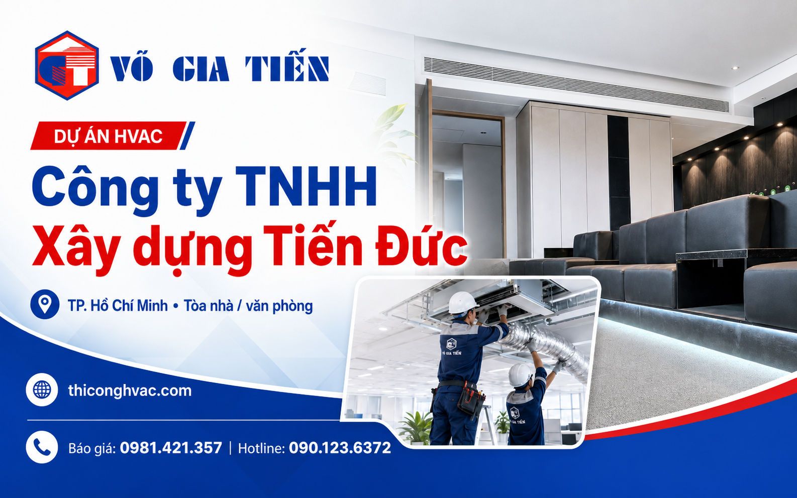 Dự án Công ty TNHH Xây dựng Tiến Đức
