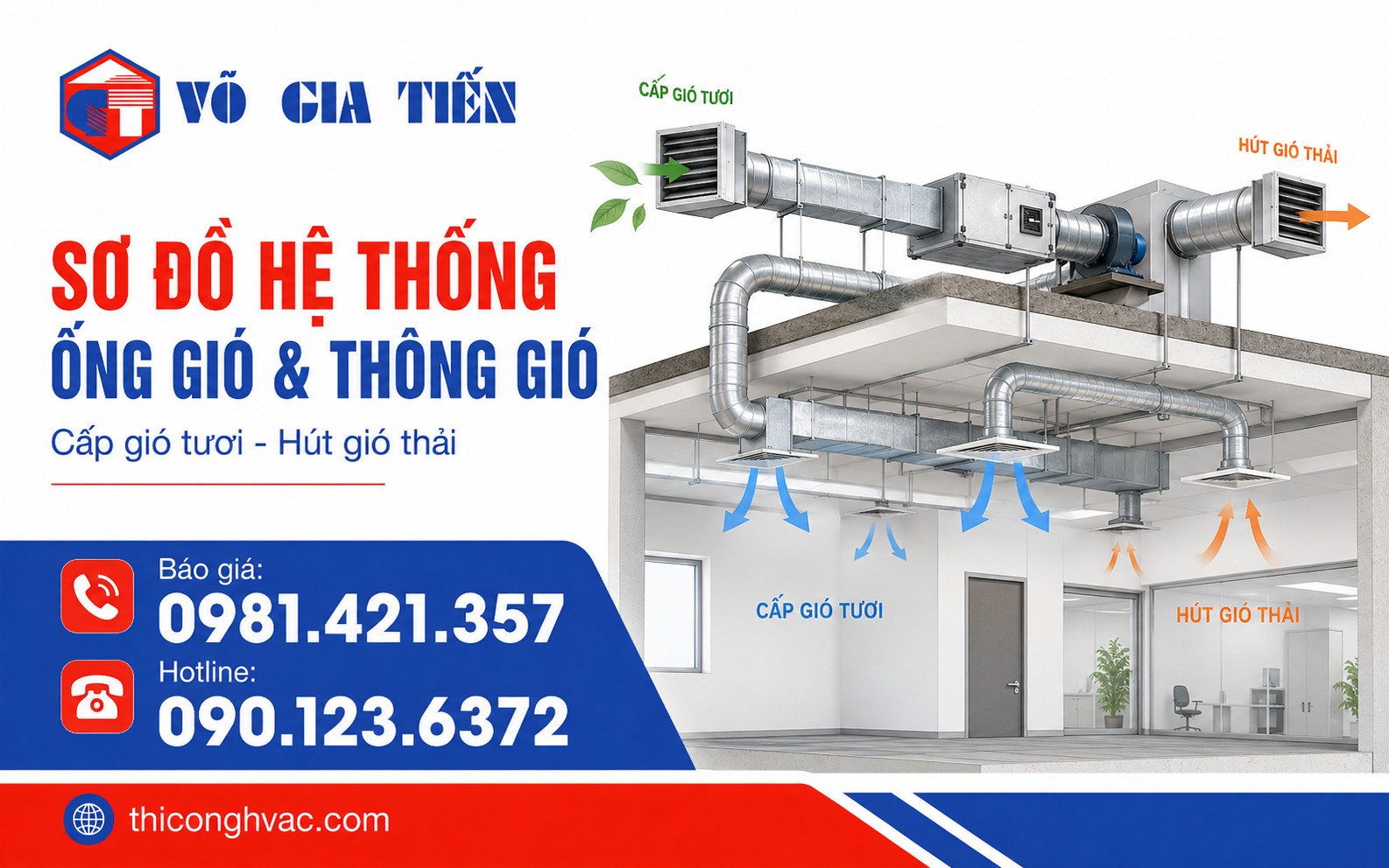 Gia công lắp đặt ống gió & thông gió cho công trình 3 Sơ đồ hệ thống ống gió, cấp gió tươi, hút gió thải, quạt và miệng gió