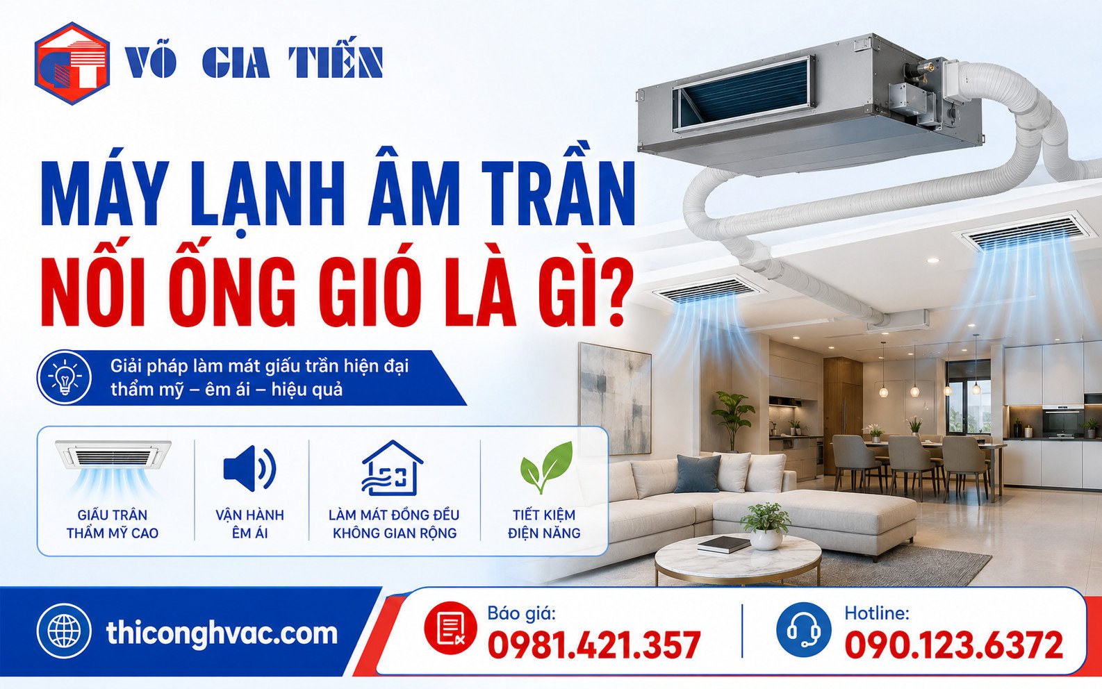 Máy Lạnh Âm Trần Nối Ống Gió Là Gì? Có Nên Lắp Không?