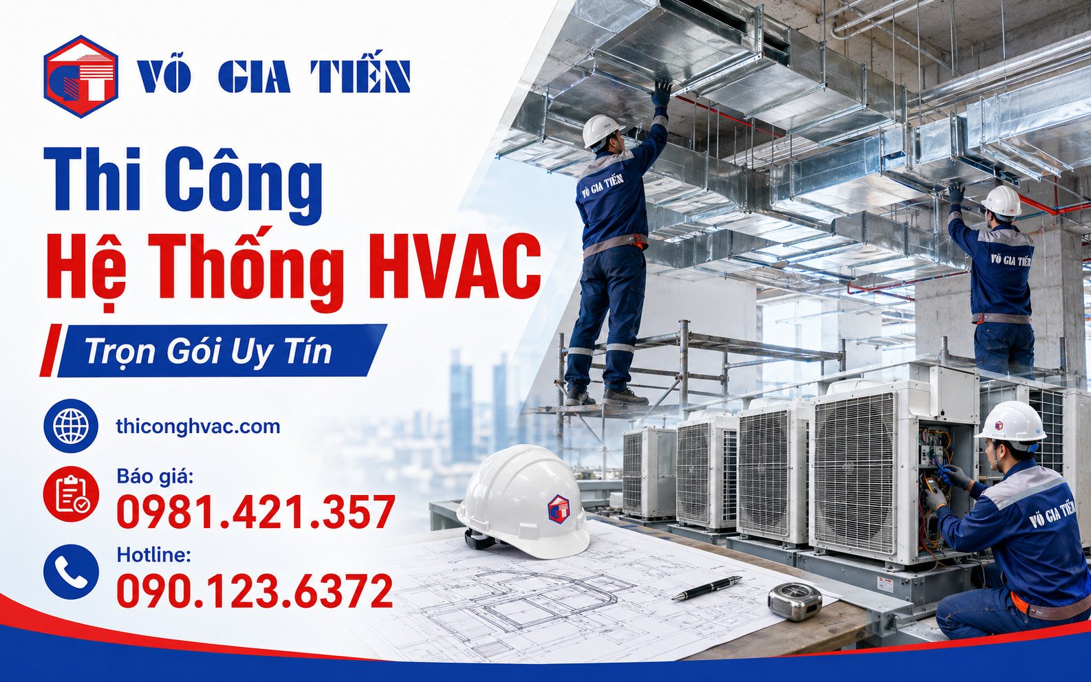 Thi Công Hệ Thống HVAC Trọn Gói Uy Tín