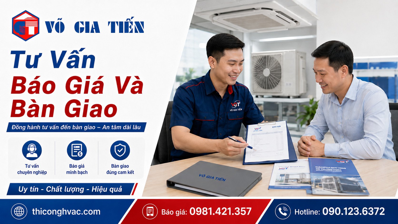 Thi Công Hệ Thống HVAC Trọn Gói Uy Tín 7 Tư vấn báo giá và bàn giao thi công hệ thống HVAC trọn gói